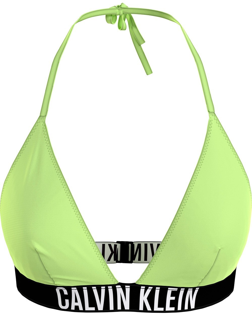 Dámská plavková podprsenka KW0KW02506 MOT neonově žluté - Calvin Klein S