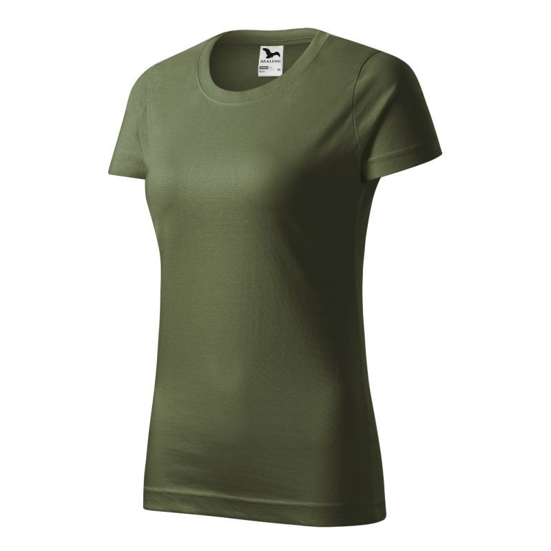 Dámské tričko Basic W MLI-13409 Khaki zelená - Malfini L khaki-tm.Zelená