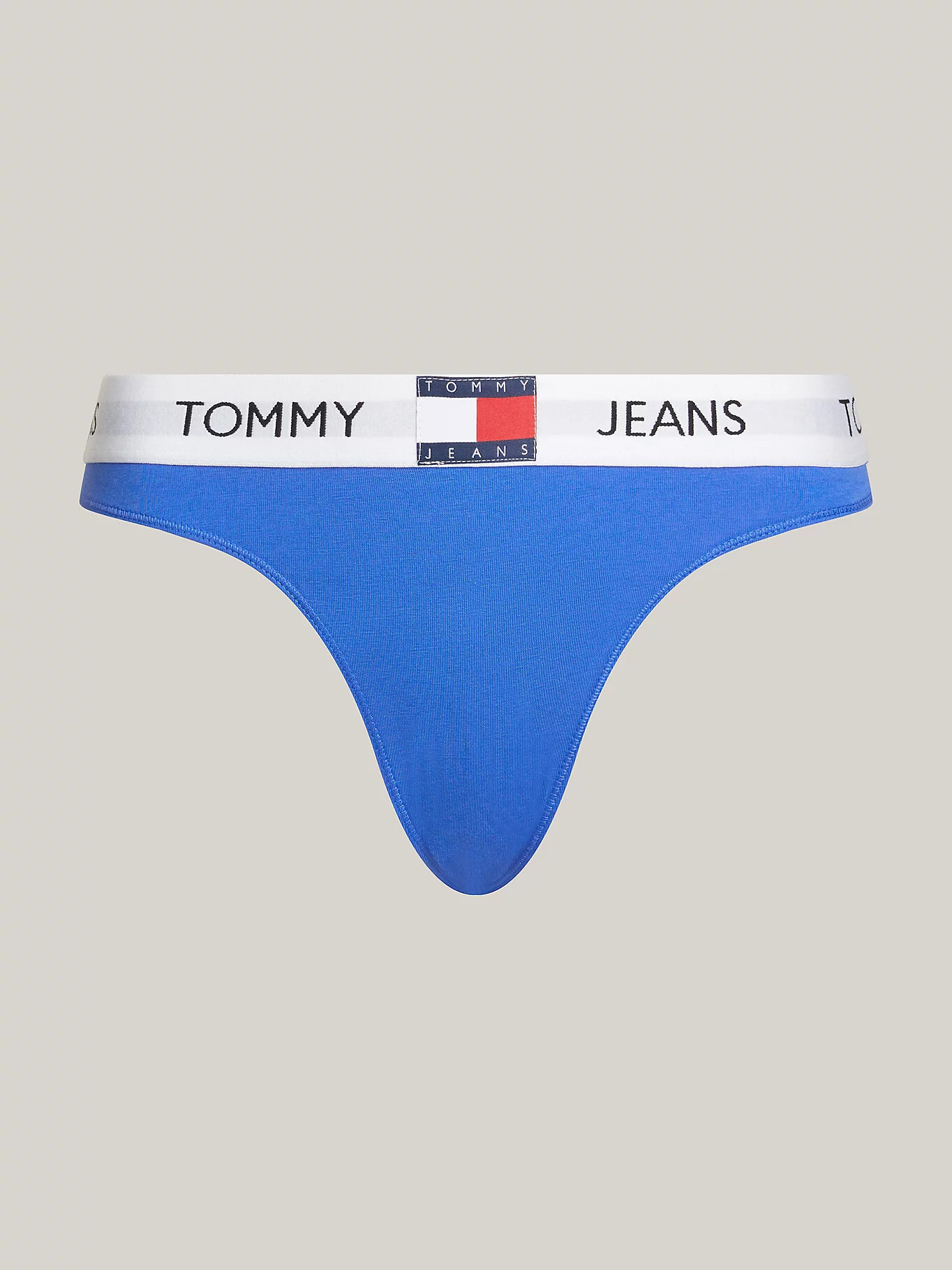 Dámské tanga EXT SIZES UW0UW04956 C6H modré - Tommy Hilfiger XL