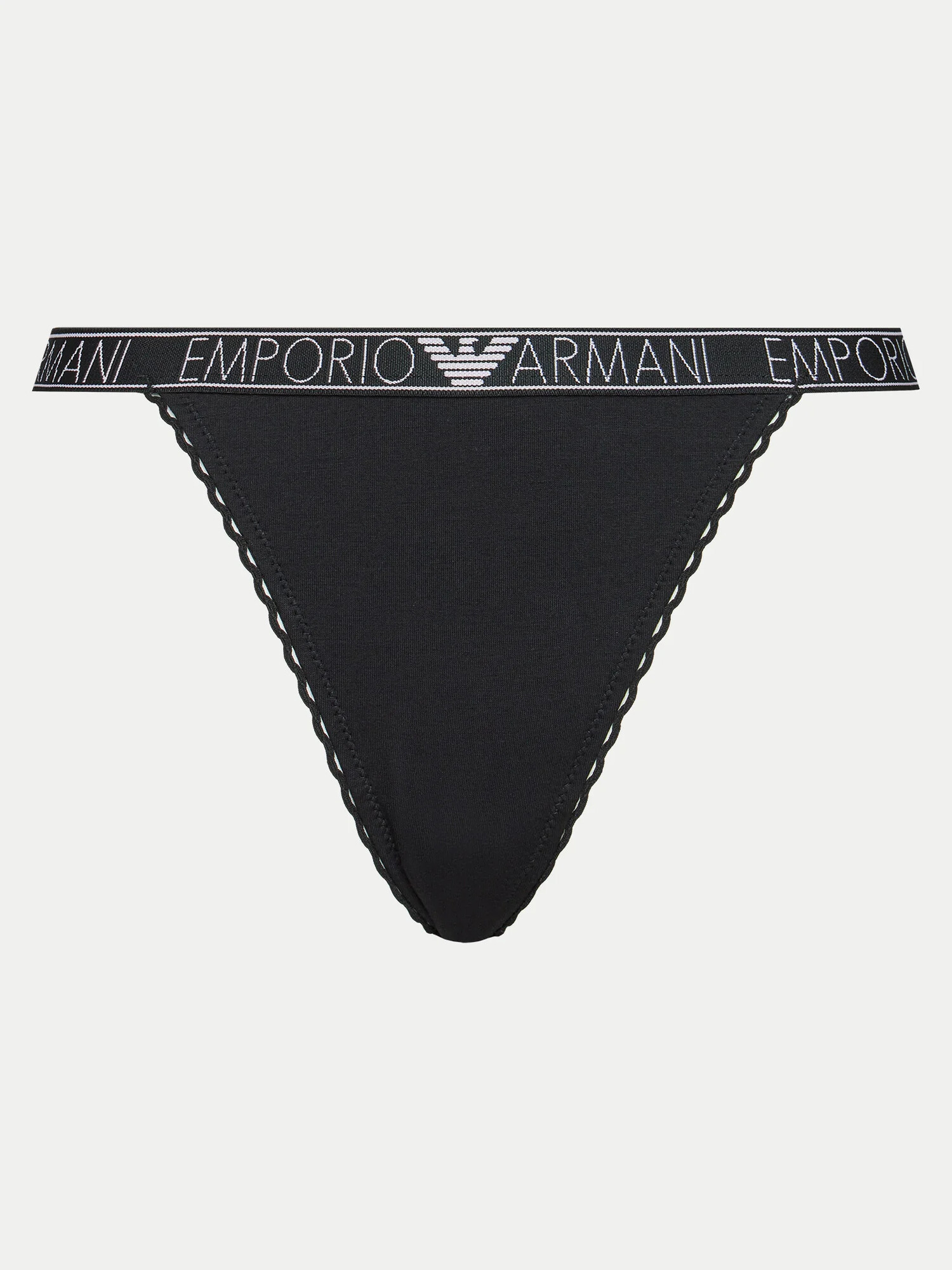 Dámské tanga 164282 4R221 00020 černé - Emporio Armani L