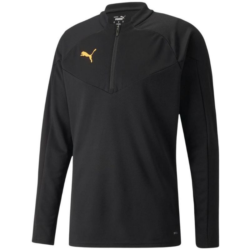 Pánské tréninková lehká mikina 1/4 Zip 657950 45 Černá - Puma černá XL