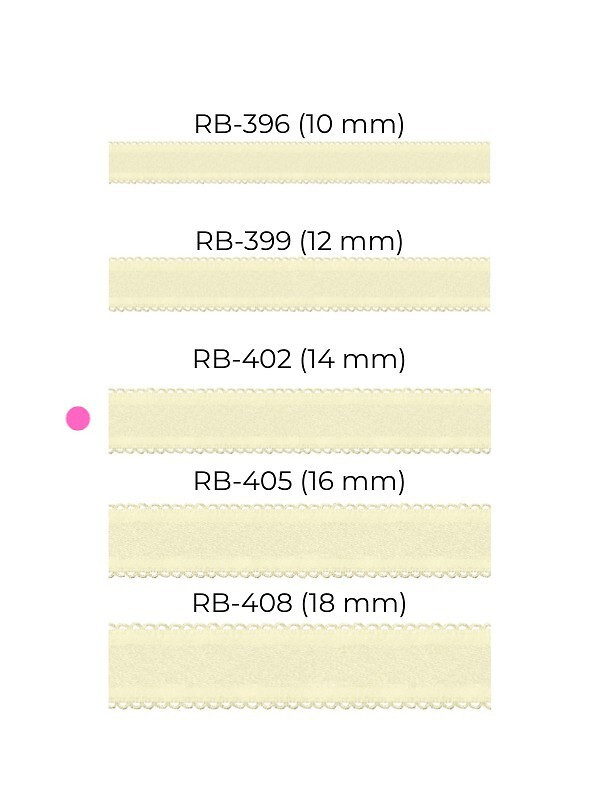 Dámská ramínka smetanové RB 402 14 mm - Julimex 14 mm