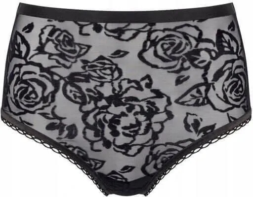 Dámská tanga Velvet Rose Spotlight High R Thong - Triumph černá (0004) 044