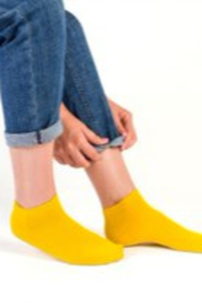 Hladké dámské ponožky 052 Chrpa 35-37