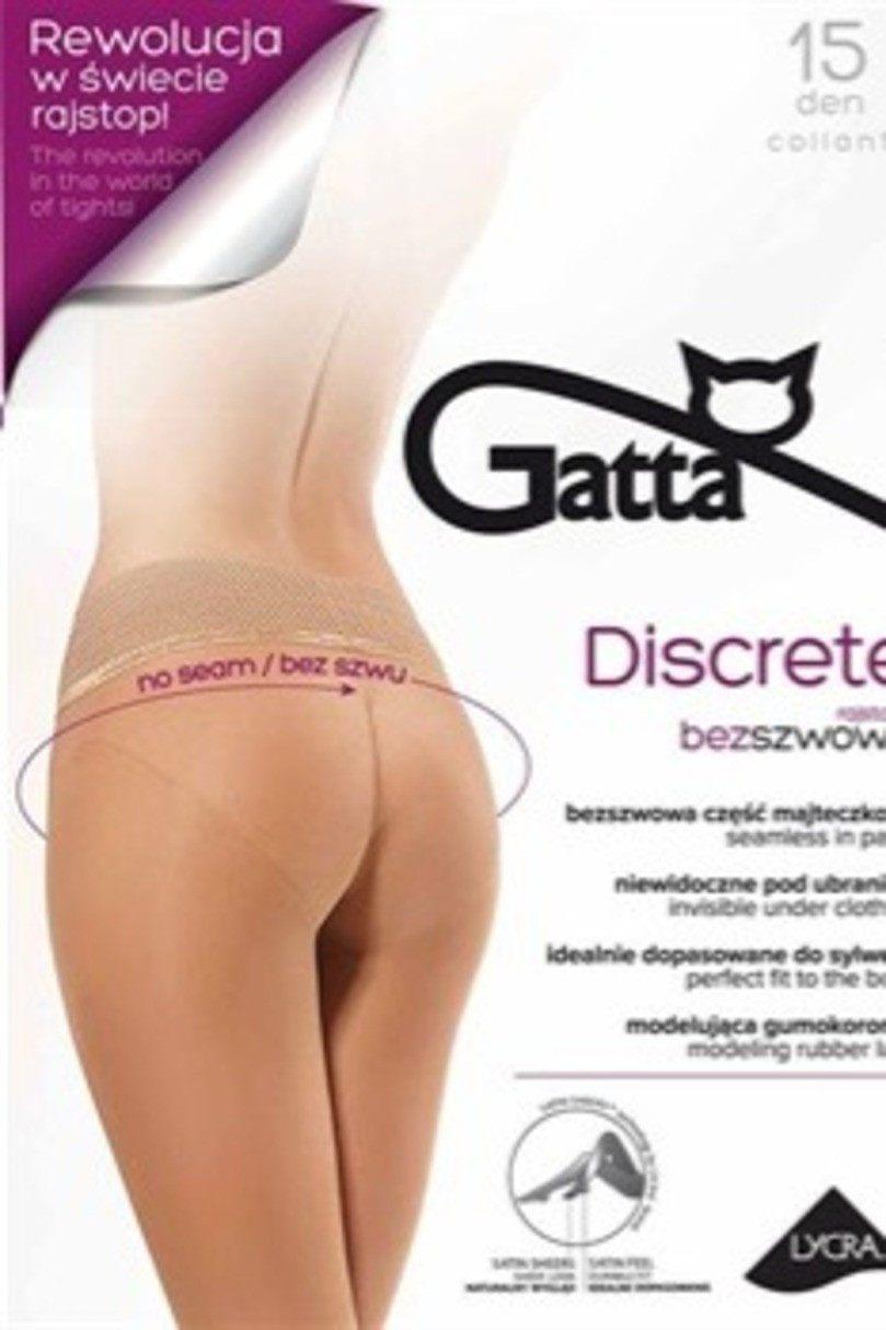 DISCRETE - Dámské punčochové kalhoty 15 DEN - GATTA zlatý 3-M