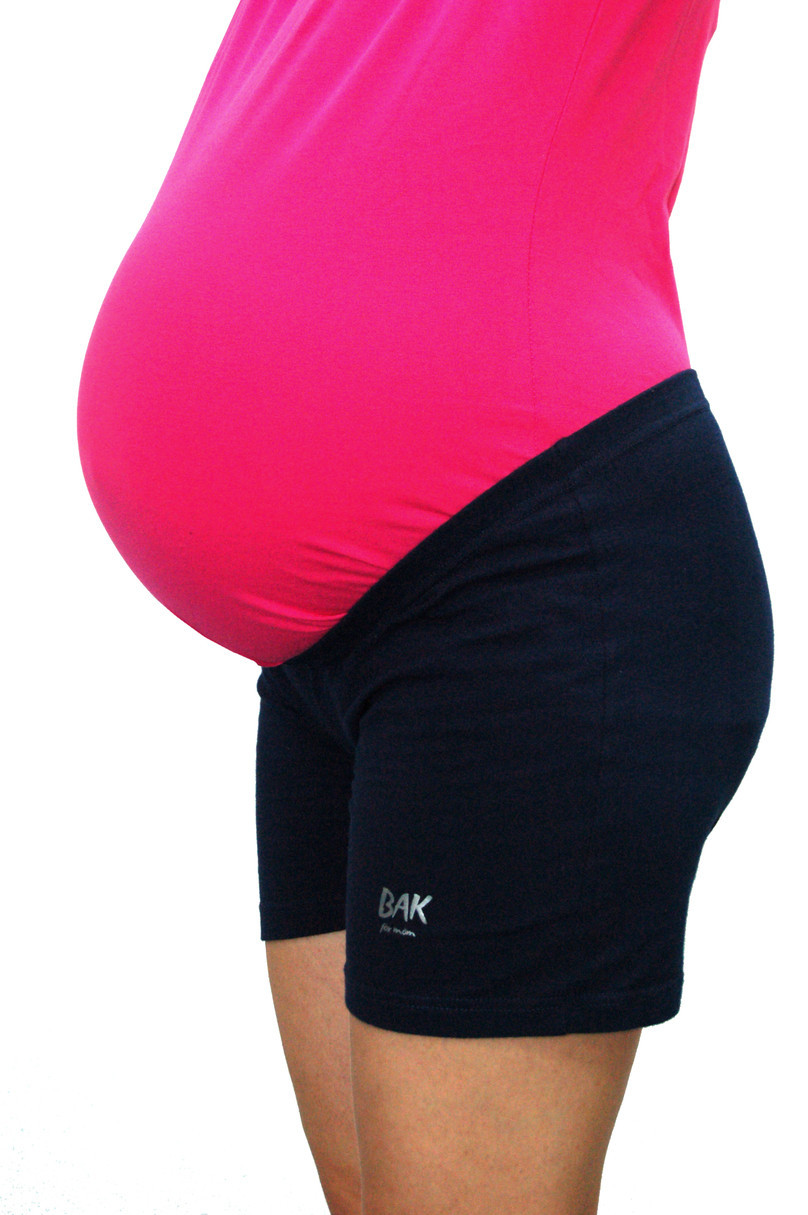 Těhotenské šortky Mama SC03 - BAK černá M