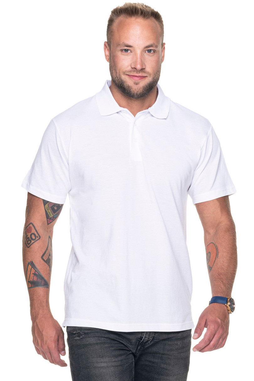 Pánské tričko POLO M POLO HEAVY 42180 bílá XL