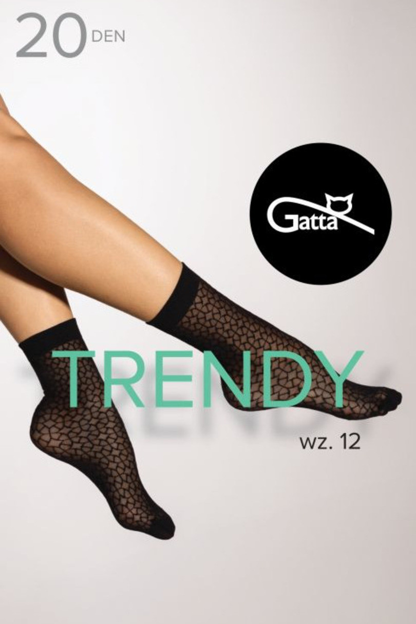 Dámské ponožky TRENDYLINE SOCKS - 12 nero UNI