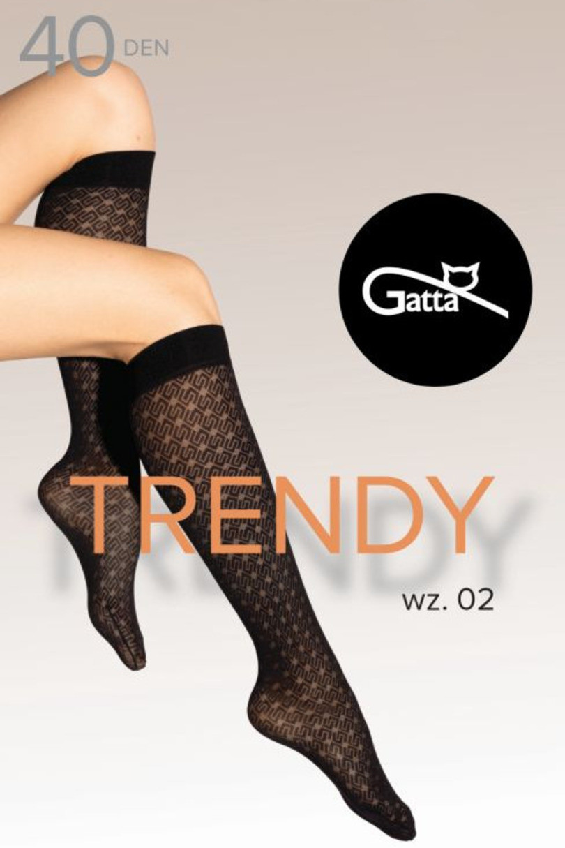 Dámské podkolenky TRENDYLINE KNEE SOCKS 40 - 02 nero UNI