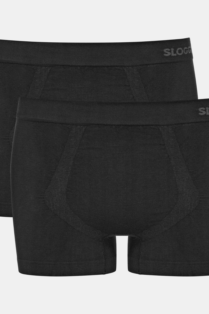 Pánské boxerky SLOOGI MEN GO SMOOTH SHORT C2P M014 černá-grafitová L