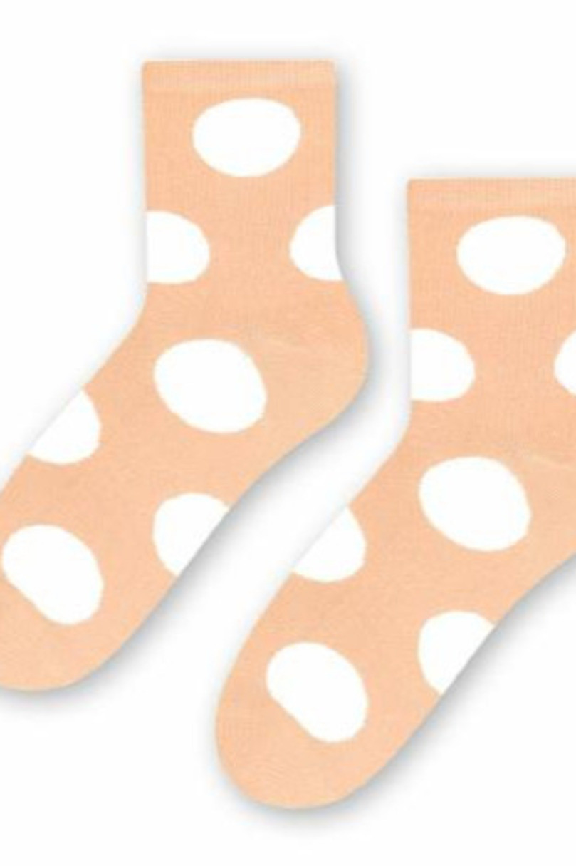 Dámské vzorované ponožky 099 Béžová 35-37