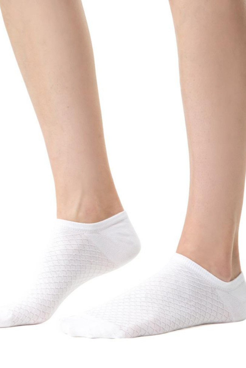 Dámské ponožky COMET 3D 066 bílá 35-37