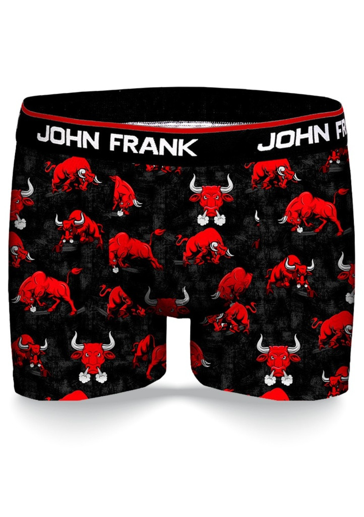 Pánské boxerky John Frank JFBD332 S černá