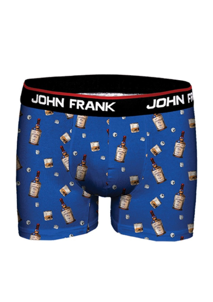 Pánské boxerky John Frank JFBD350 Modrá M