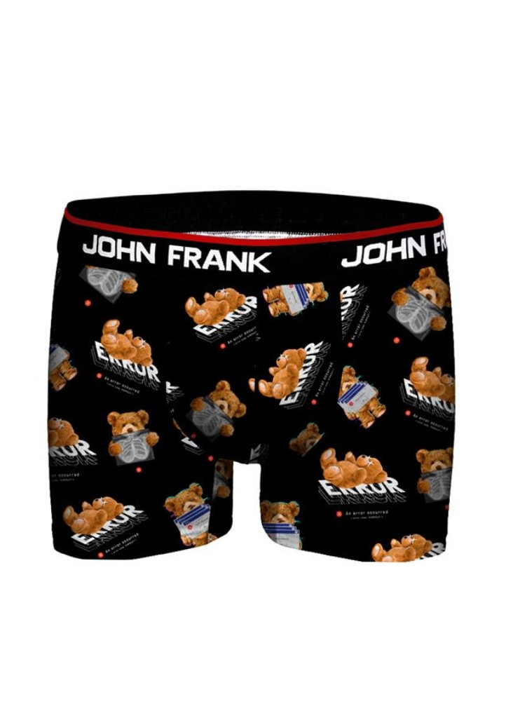 Pánské boxerky John Frank JFBD349 M černá