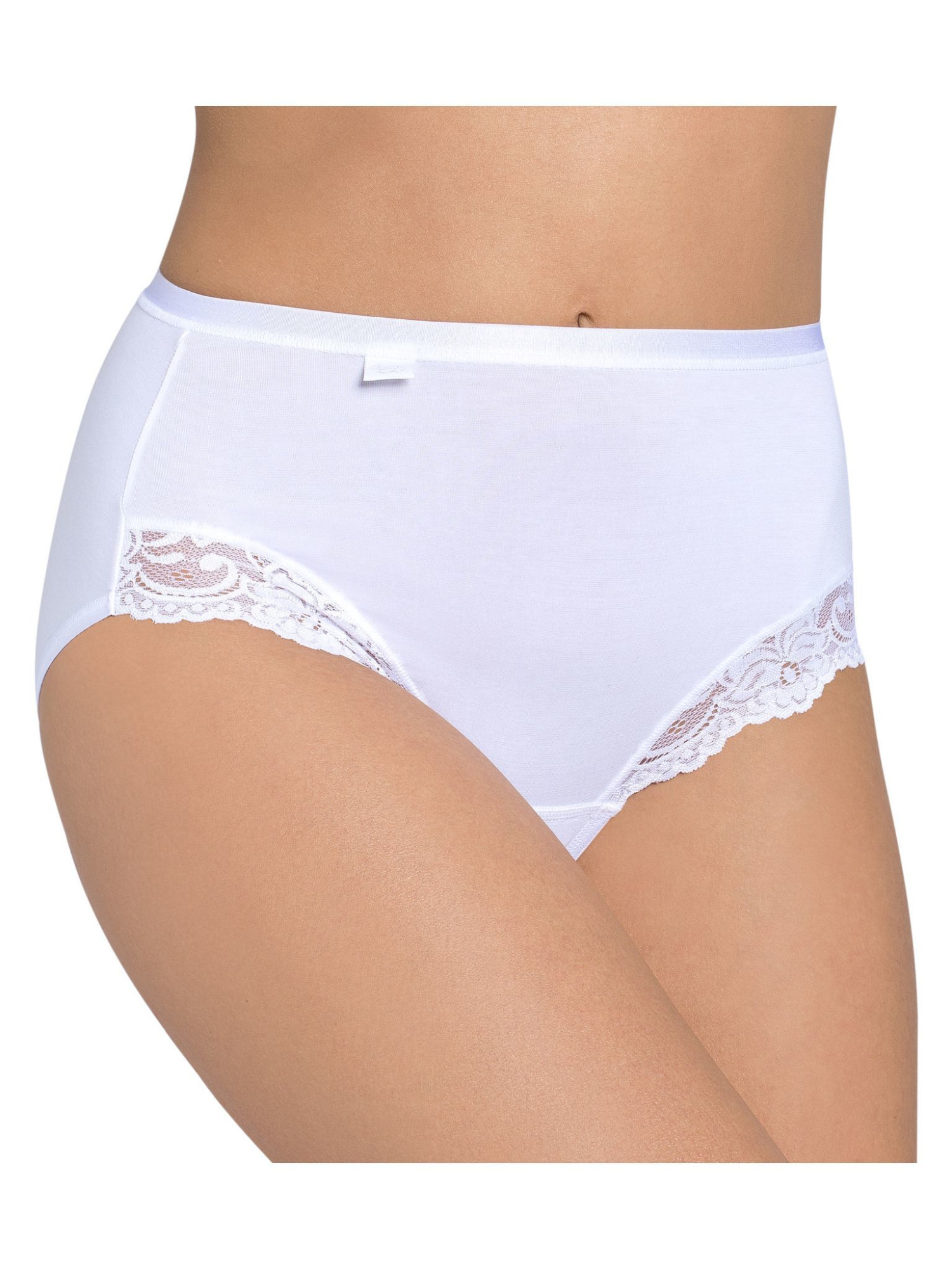 Dámské kalhotky Romance Maxi bílé - Sloggi WHITE 42