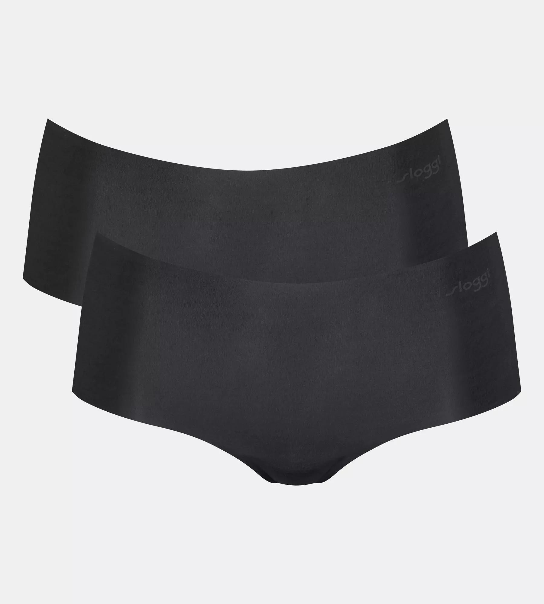 Dámské kalhotky ZERO Microfibre 2.0 Short 2P - BLACK - černé 0004 - SLOGGI BLACK XS