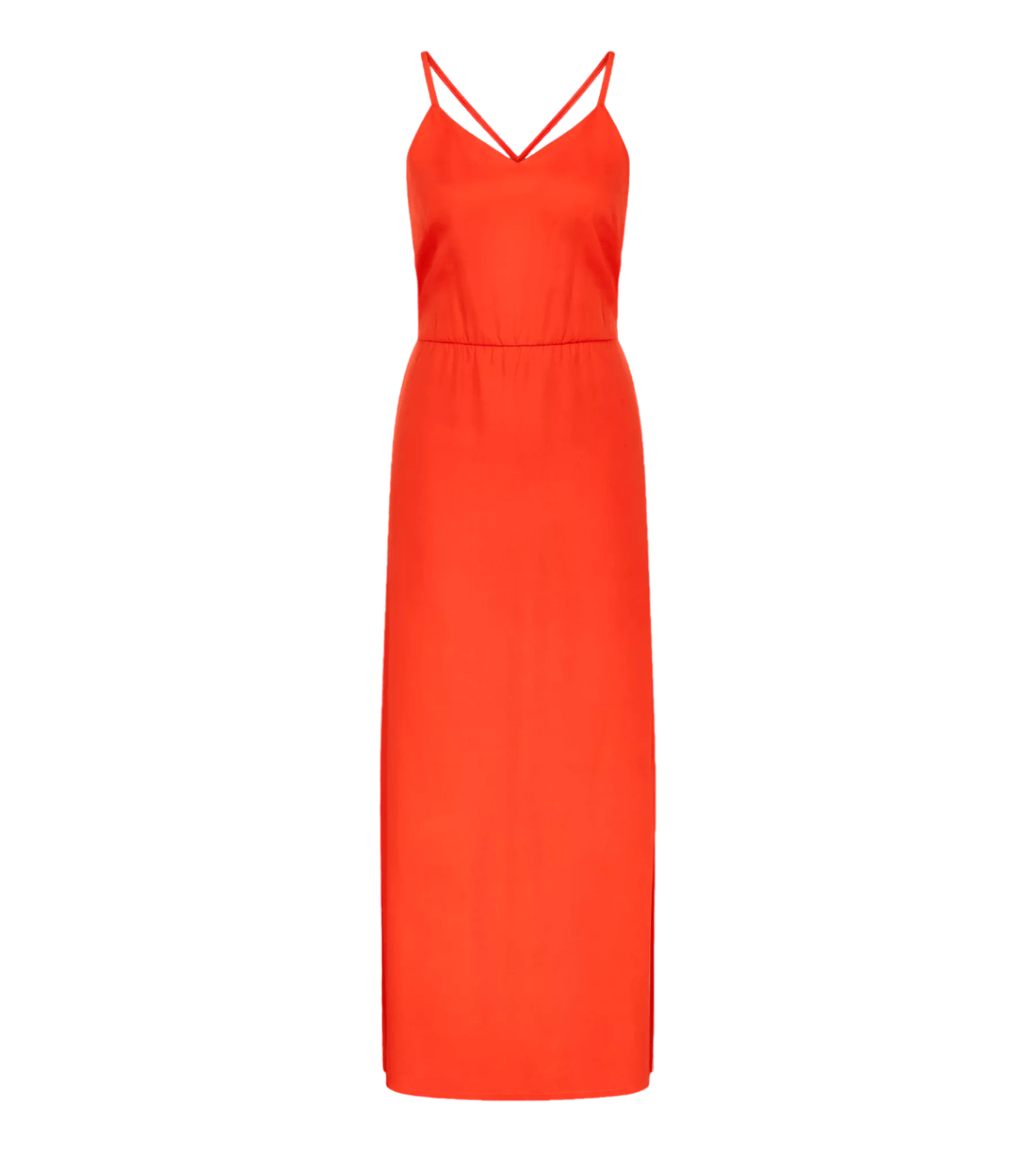 Dámské plážové šaty Beach MyWear Maxi Dress 01 sd - RED - TRIUMPH RED - TRIUMPH RED 38