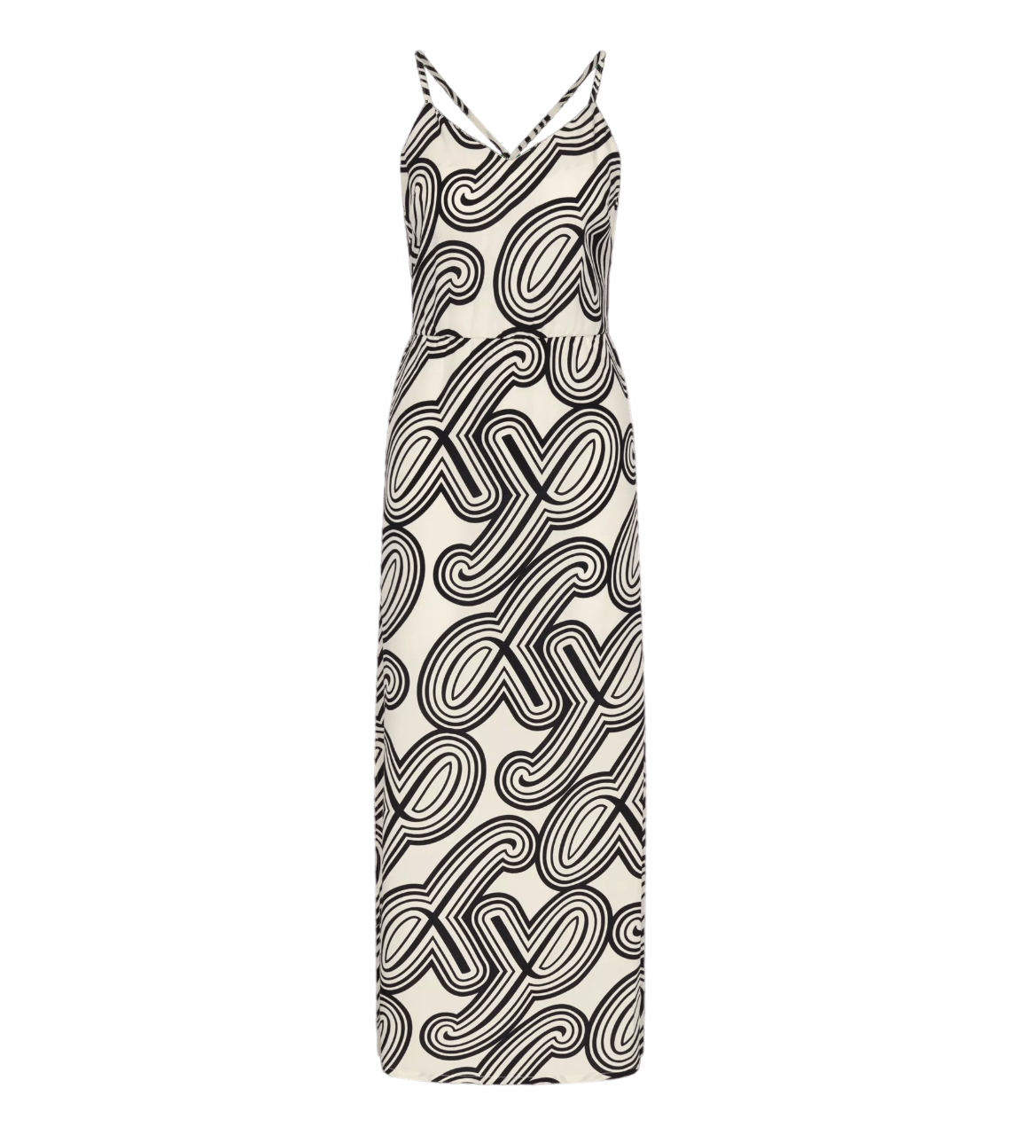 Dámské plážové šaty Beach MyWear Maxi Dress 01 pt - WHITE - černobílé M015 - TRIUMPH WHITE 38