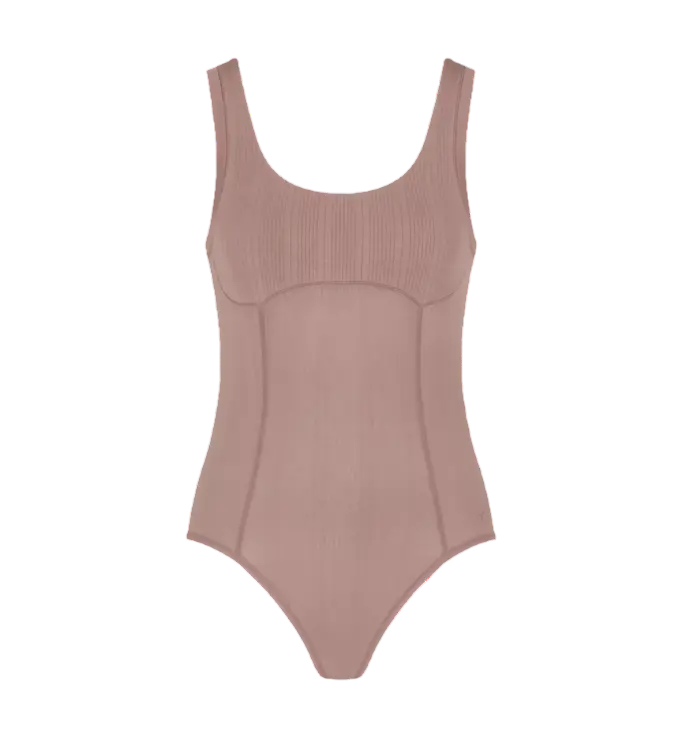 Dámské body Beauty Layers Body X - BROWN - sv. hnědé 00ZE - TRIUMPH BROWN XS