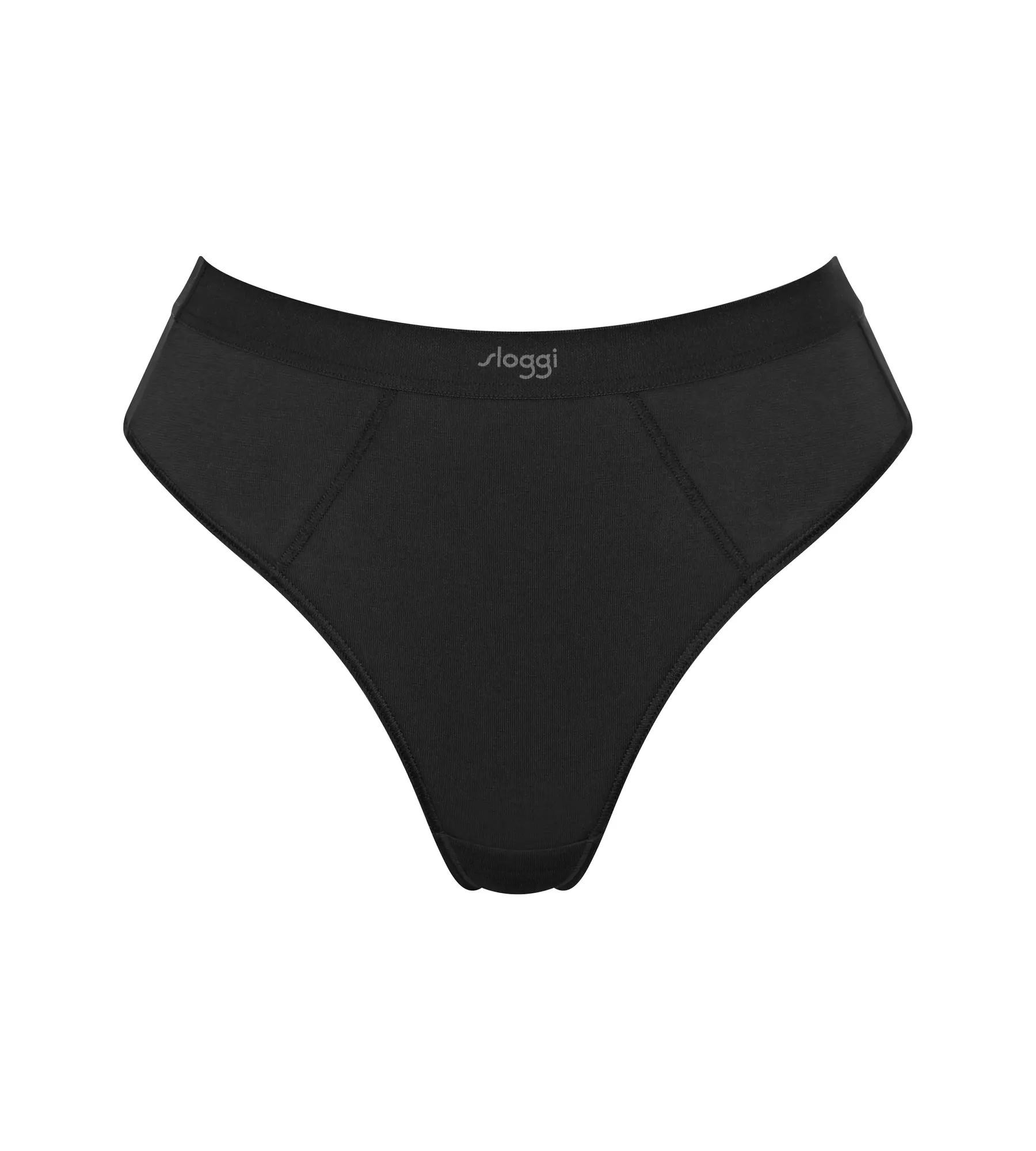 Dámská tanga EVER Ease String - BLACK - černá 0004 - SLOGGI BLACK S