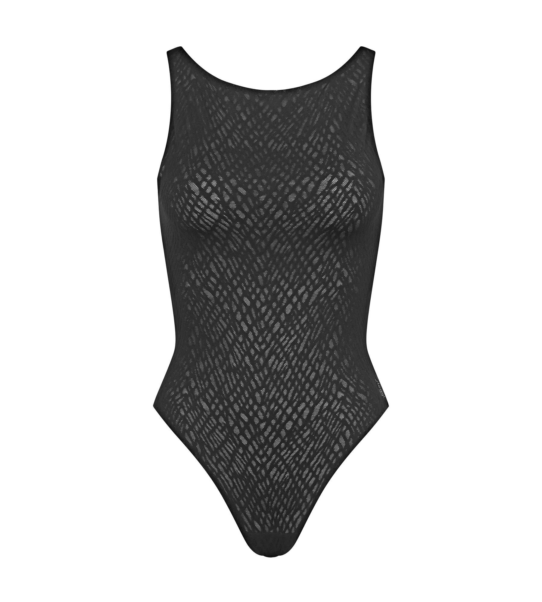 Dámské body ZERO Feel Bliss Body - BLACK - černé 0004 - SLOGGI BLACK XS