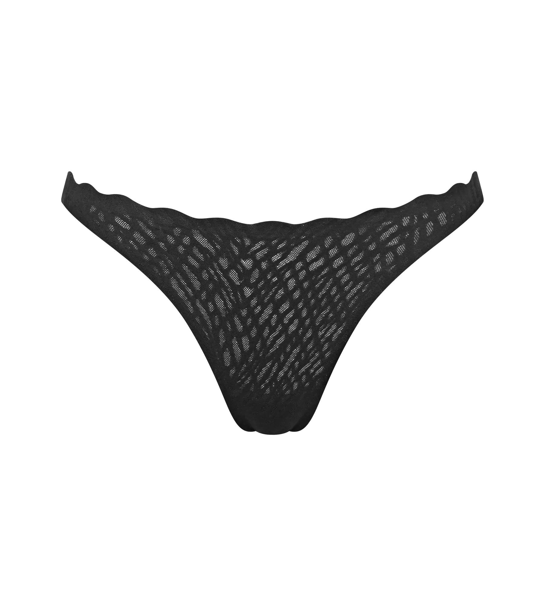 Dámská tanga ZERO Feel Bliss String - BLACK - černé 0004 - SLOGGI BLACK XS