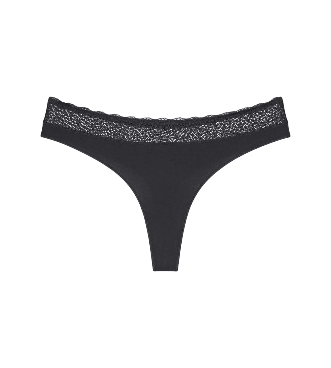 Dámská tanga Feel of Modal String - BLACK - černé 0004 - TRIUMPH BLACK XS