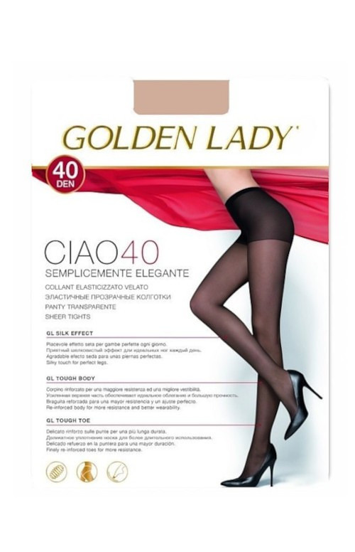 Dámské punčochové kalhoty Golden Lady Ciao 40 den daino/odc.béžová 2-S
