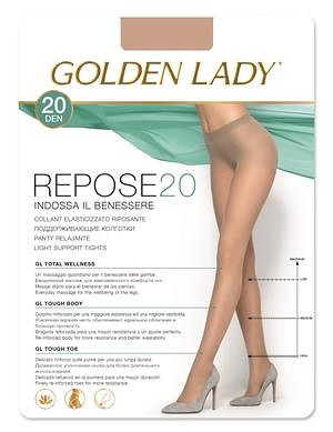 Punčochové kalhoty Golden Lady Repose 20 den meloun/odd.béžová 5-XL