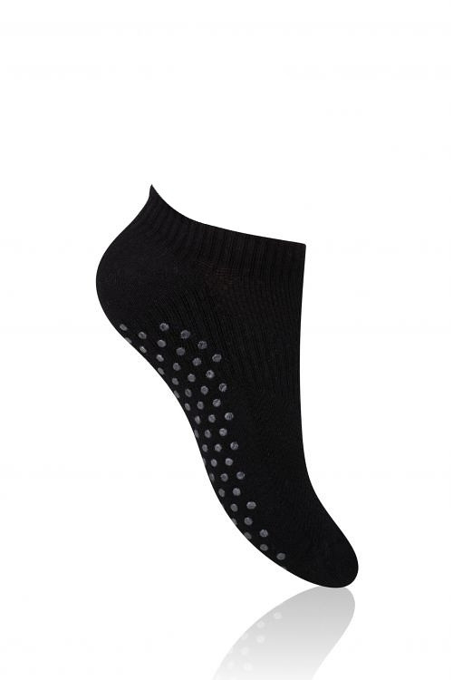 Pánské kotníkové ponožky Steven s ABS art.135 bílá 41-43
