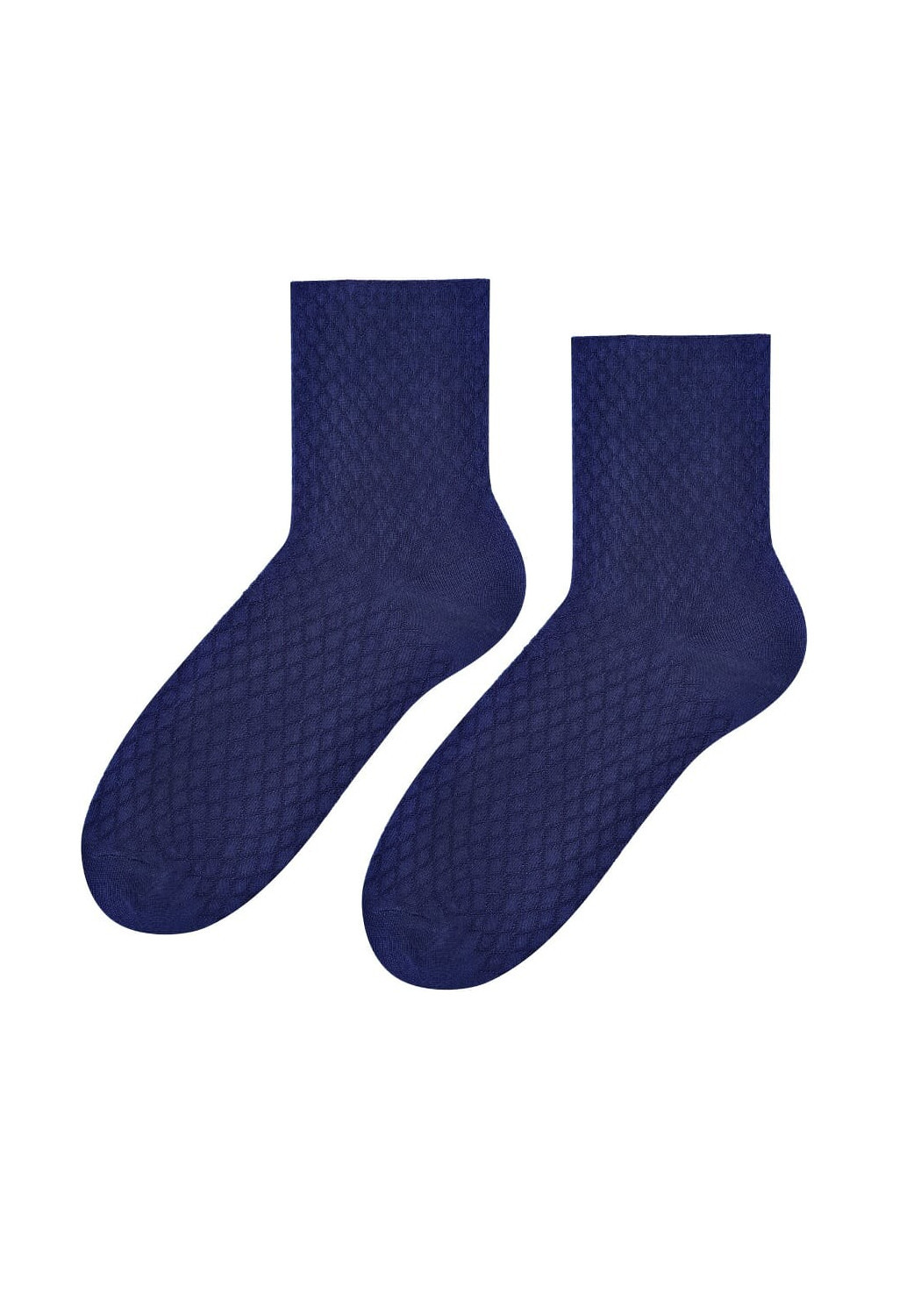 Dámské vzorované ponožky Steven Bamboo art.125 tmavě modrá 35-37