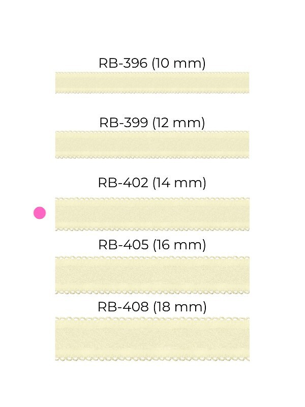 Dámská ramínka Julimex RB 402 14 mm ecru 14 mm