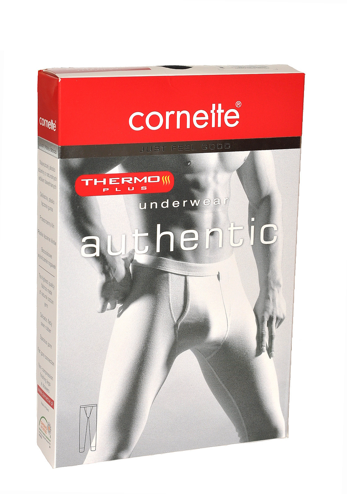 Pánské podvlékací kalhoty Cornette Authentic Thermo Plus 4XL-5XL černá 4XL