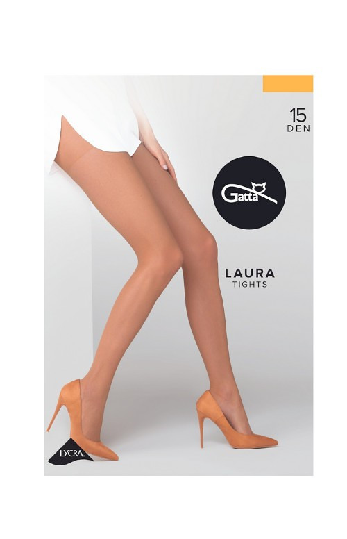 Dámské punčochové kalhoty Gatta Laura 15 den 5-XL, 3-Max přírodní/neobvyklé.béžová 5-XL