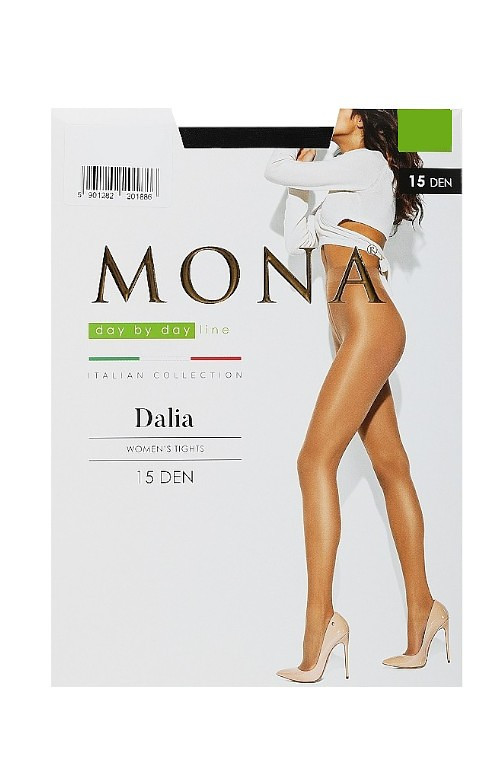 Dámské punčochové kalhoty Mona Dalia 15 den 1-4 Bianco 4-L