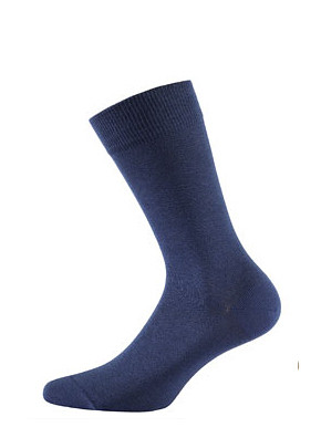 Hladké pánské ponožky Wola W94.00 Perfect Man Námořnictvo 45-47