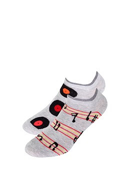 Unisex kotníkové ponožky Wola Funky W91.N02 růžová 30-34