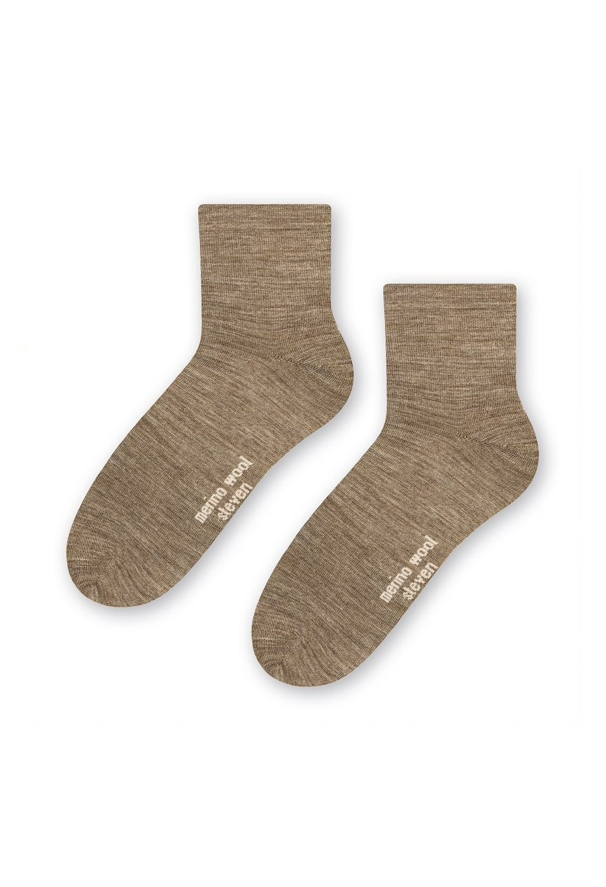 Ponožky Steven art.130 Natural Merino Wool šedá tmavá melanž 38-40