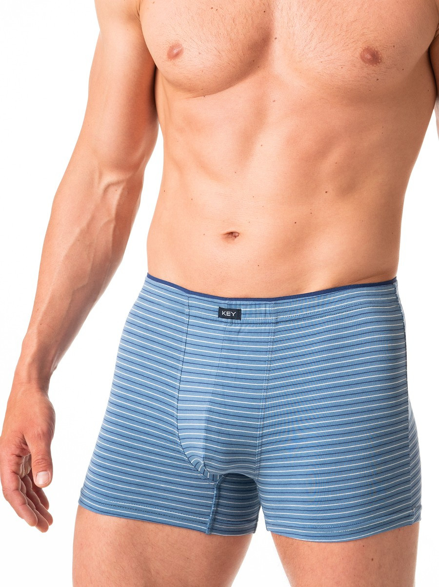 Pánské boxerky Key MXH 341 A24 M-2XL modrá M