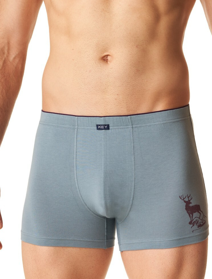 Pánské boxerky Key MXH 602 A24/25 M-2XL šedá XL