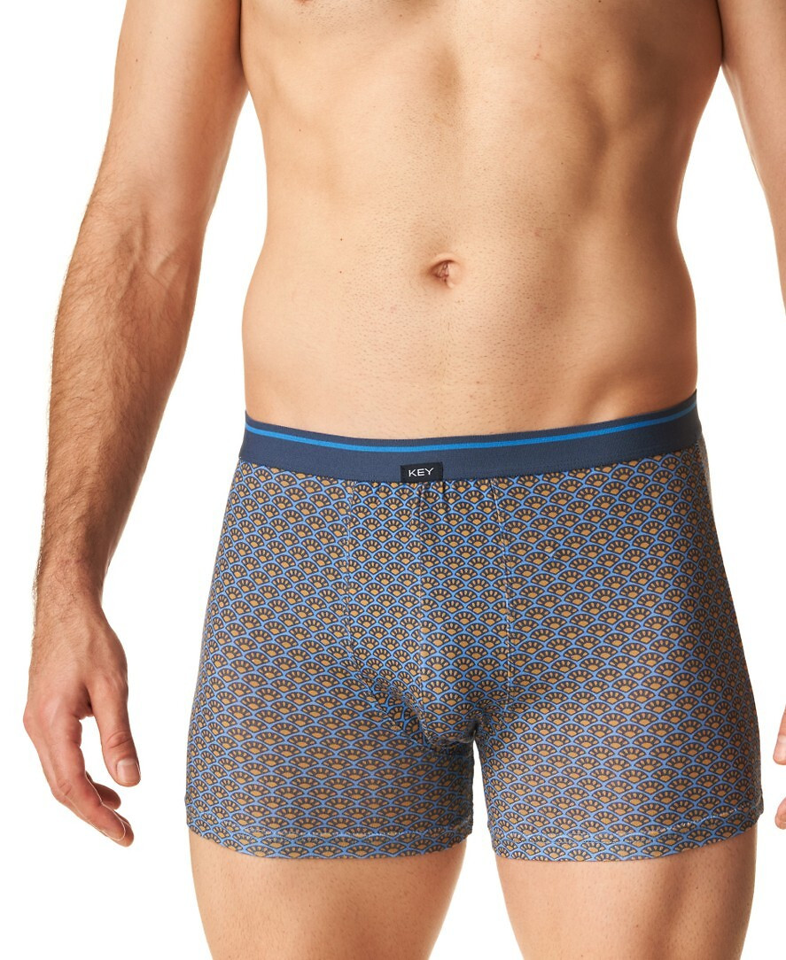 Pánské boxerky Key MXH 503 B24 M-2XL modrá XL