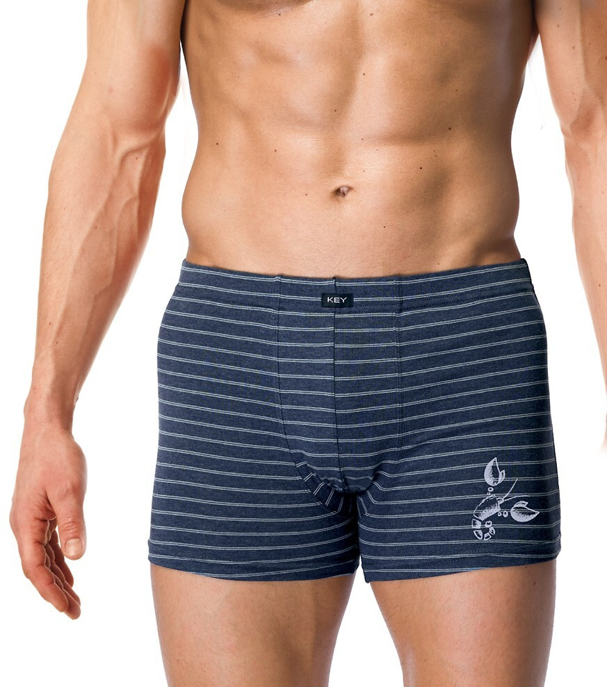 Pánské boxerky Key MXH 362 B24 M-2XL šedá M