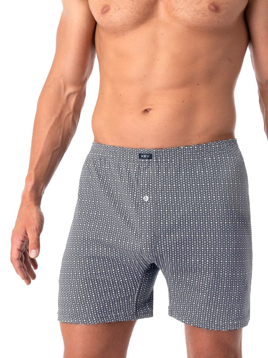 Pánské boxerky Key MXC 944 3XL-4XL černá 3xl