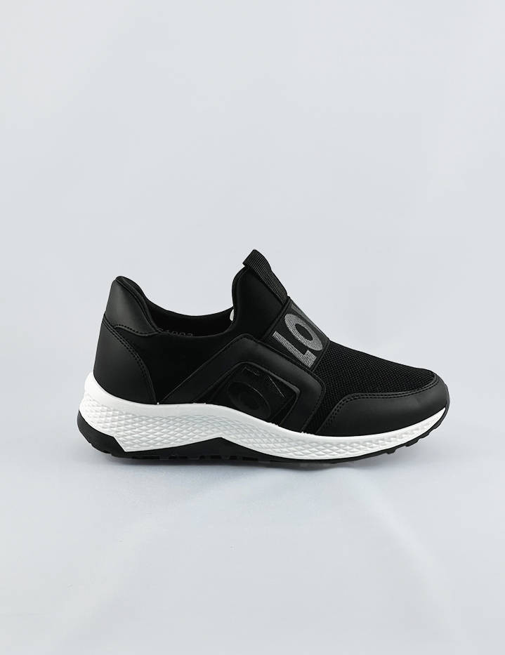 Černé dámské boty slip-on (C1003) odcienie czerni ONE SIZE