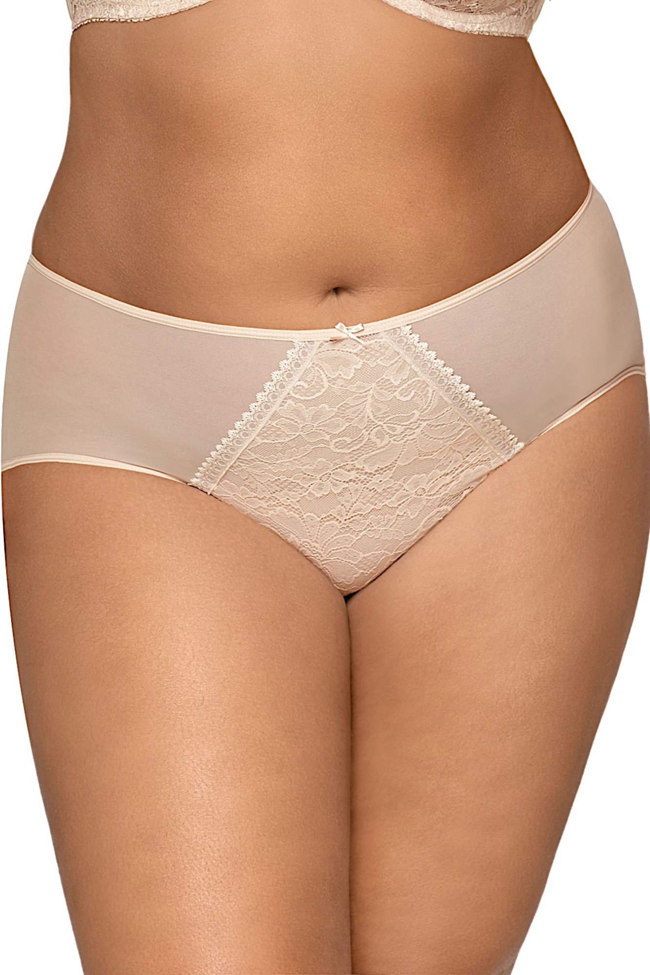 Dámské kalhotky 1396 Crystal plus beige - AVA Béžová XXL