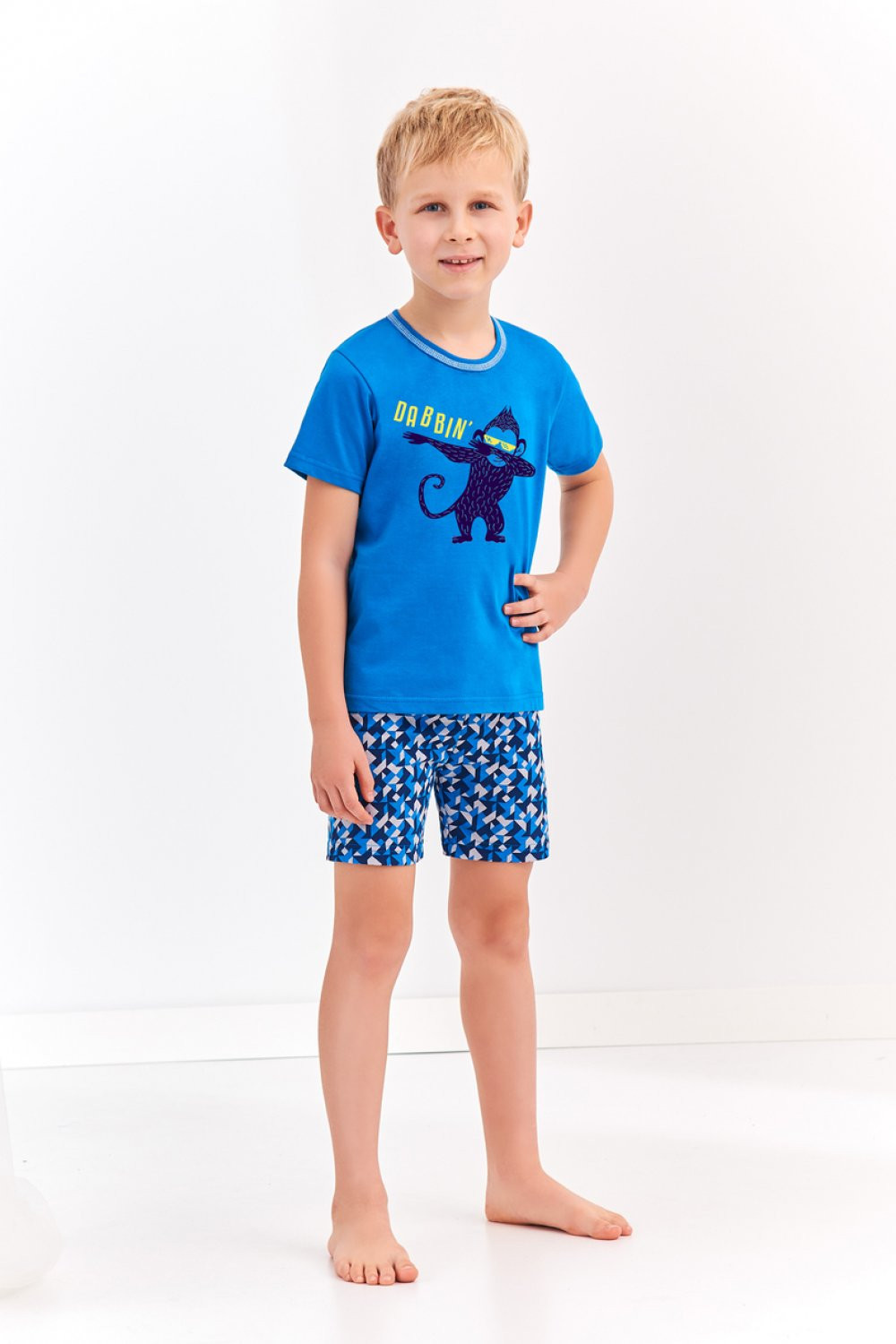 Chlapecké pyžamo 944 Damian - TARO tmavě modrá 134