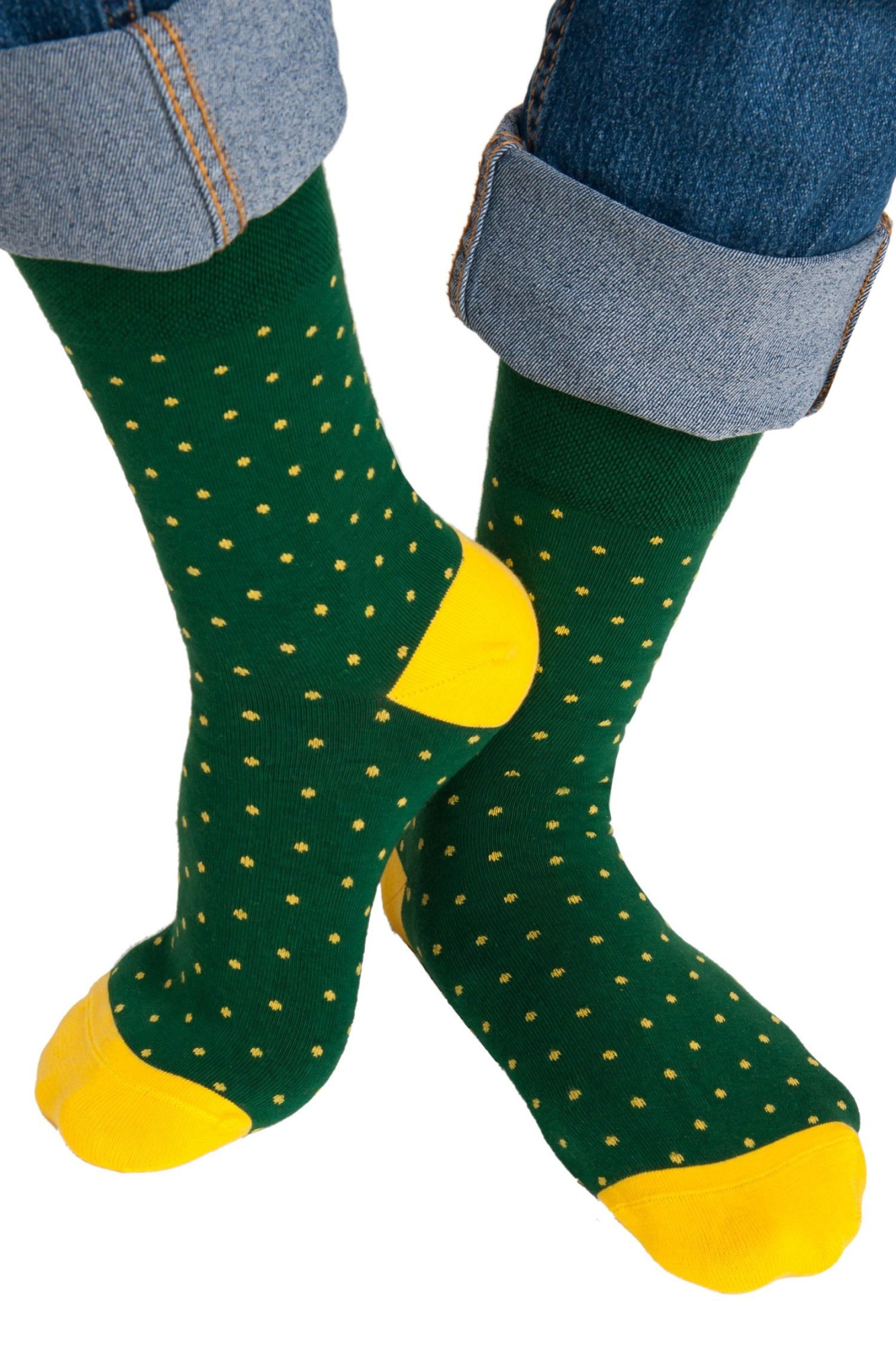 Pánské ponožky 003 U06 - NOVITI Zelená 39/42