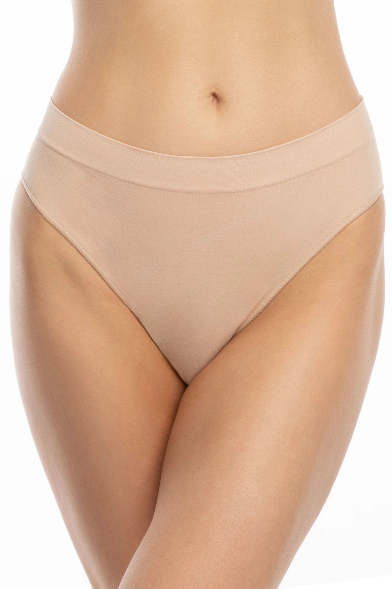 Dámské kalhotky Bamboo Bikini beige - JULIMEX Béžová XL