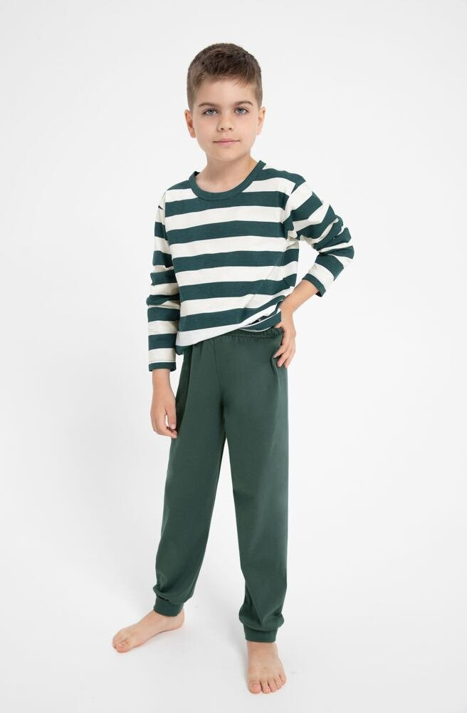 Chlapecké pyžamo Blake zeleno-bílé zelená 140